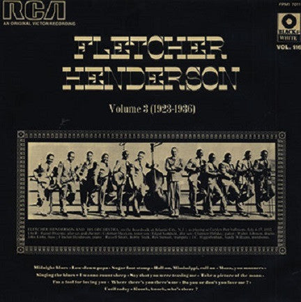 Fletcher Henderson : Volume 3 (1923-1936) (LP, Comp)