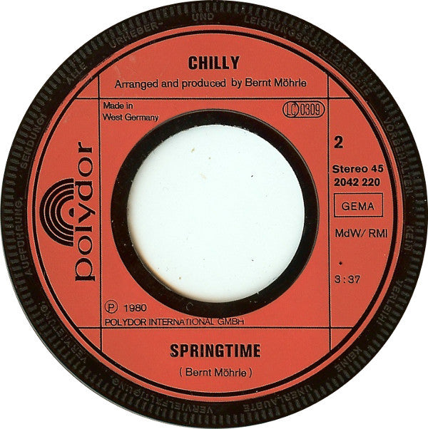 Chilly : Come Let's Go (7", Single)