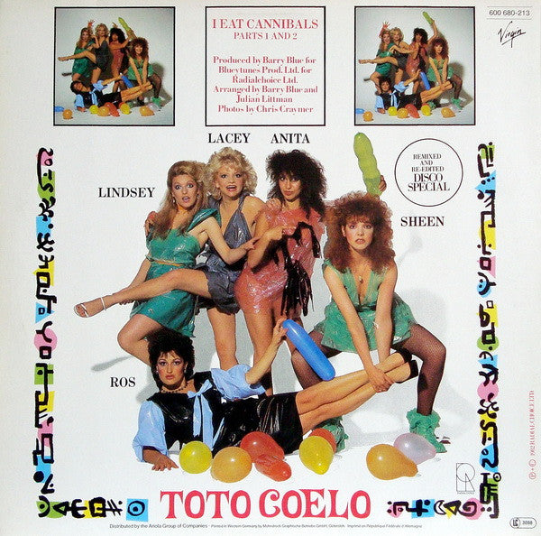 Toto Coelo : I Eat Cannibals (12", Single, Rem)