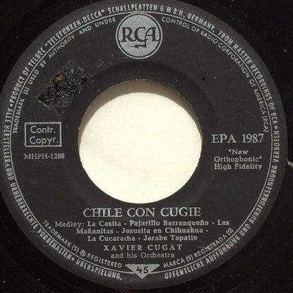 Xavier Cugat And His Orchestra : Chile Con Cugie (7", EP)