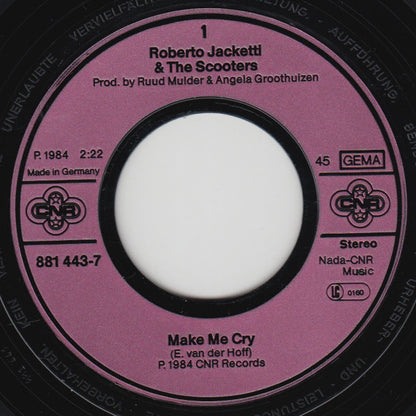 Roberto Jacketti & The Scooters : Make Me Cry (7", Single)