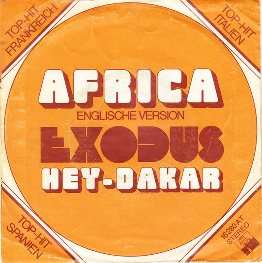 Exodus (10) : Africa (Englische Version) (7", Single)