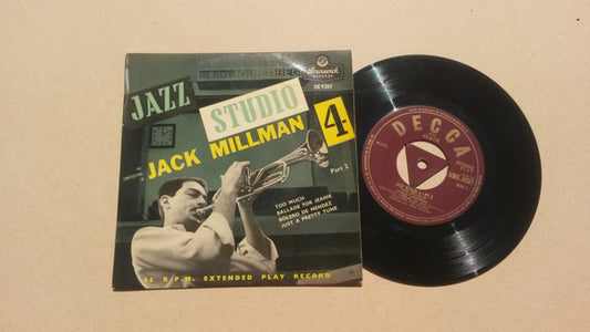 Jack Millman : Jazz Studio 4 Part 2 (7", EP, Single, Mono)