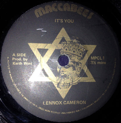 Lennox Cameron* : It's You (7", Single)