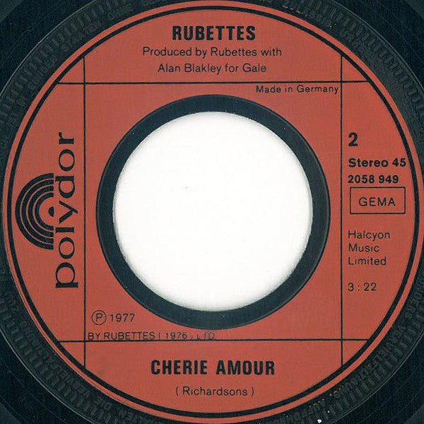 The Rubettes : Come On Over (7", Single)