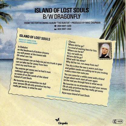 Blondie : Island Of Lost Souls (7", Single)