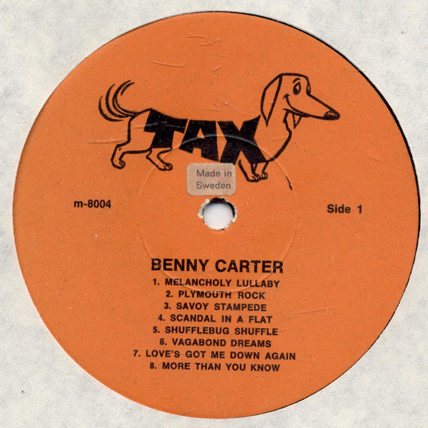 Benny Carter And His Orchestra : Melancholy Benny (LP, Comp)