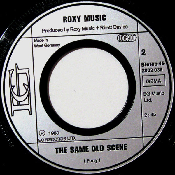 Roxy Music : Jealous Guy (7", Single)