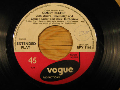 Sidney Bechet With André Réwéliotty And Claude Luter Et Son Orchestre : "Souvenir" (7", EP)