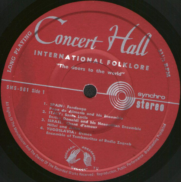 Various : Internationale Volksmusik (7")