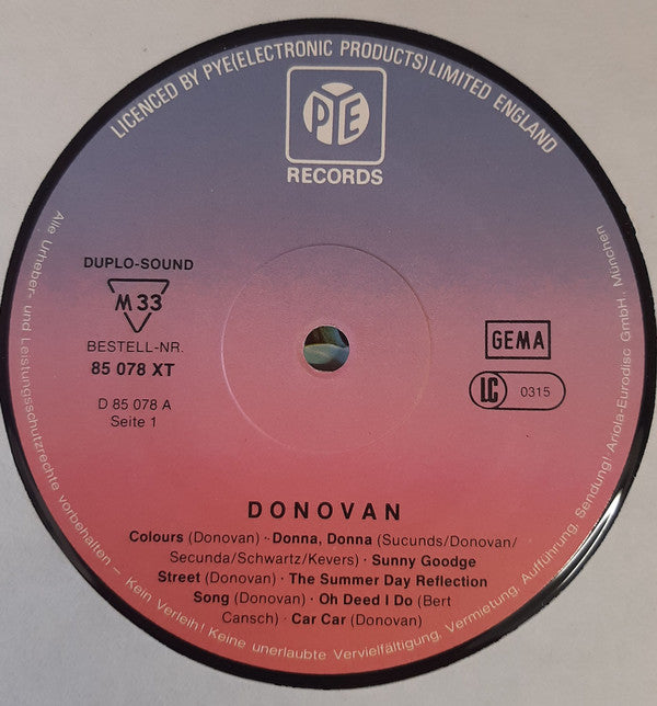 Donovan : Donovan (2xLP, Comp, RE, Pin)