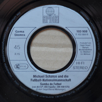 Michael Schanze Und Die Fußball-Nationalmannschaft : Olé España (7", Single)