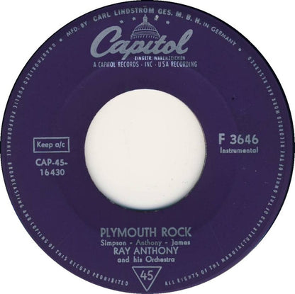 Ray Anthony & His Orchestra : Calypso Dance / Plymouth Rock (7", Single)