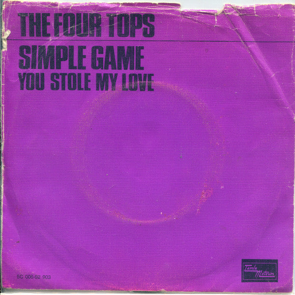 Four Tops : Simple Game (7", Single, Pur)