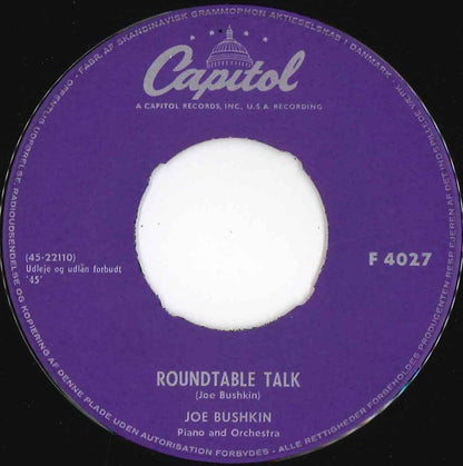 Joe Bushkin : Roundtable Talk / Trudy (7", Single)