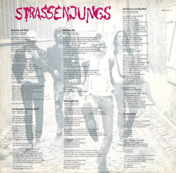 Strassenjungs : Dauerlutscher (LP, Album)