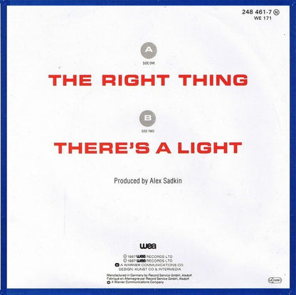 Simply Red : The Right Thing (7", Single)