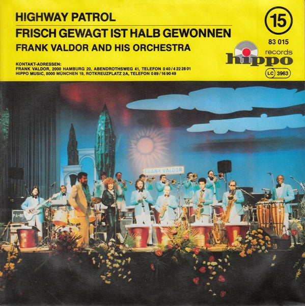 Orchester Frank Valdor : Highway Patrol (7", Single)