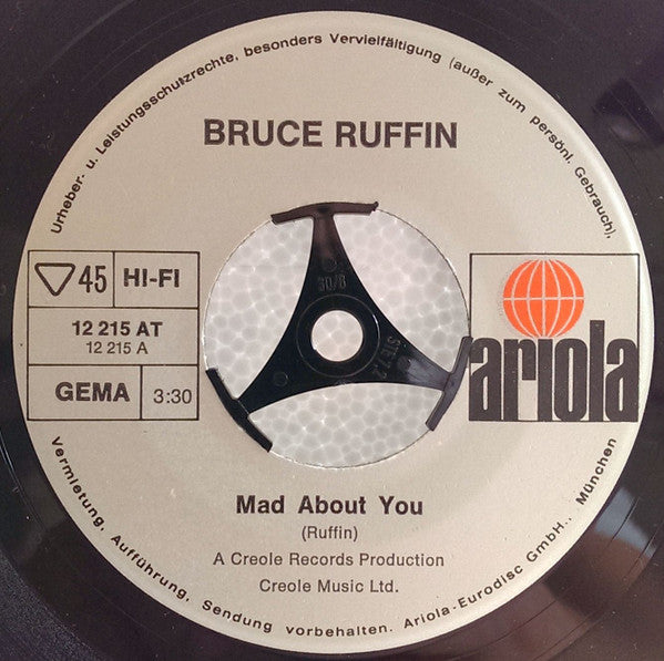 Bruce Ruffin : Mad About You / Save The People (7", Single)