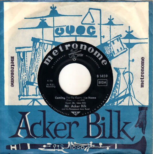 Acker Bilk And His Paramount Jazz Band : Coming For To Carry Me Home (7", Single)