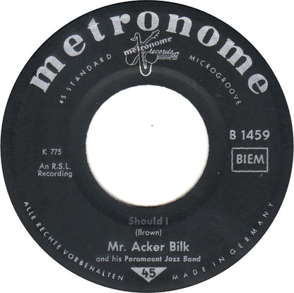 Acker Bilk And His Paramount Jazz Band : Coming For To Carry Me Home (7", Single)