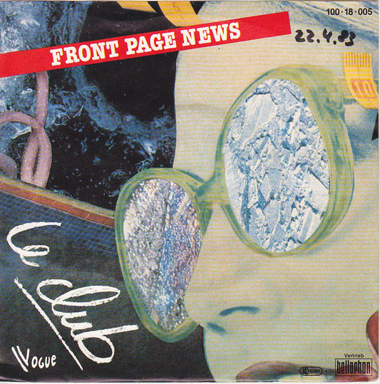 Le Club : Front Page News (7", Single)