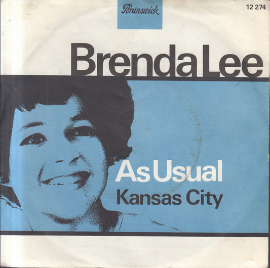 Brenda Lee : As Usual (7", Single, Mono)