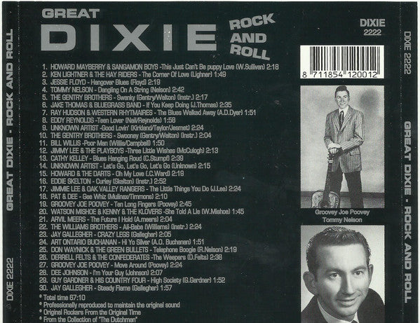 Various : Great Dixie Rock And Roll (CD, Comp)