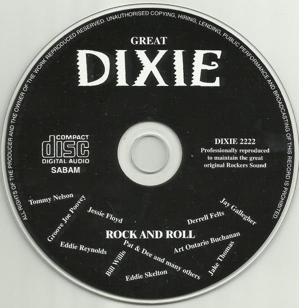 Various : Great Dixie Rock And Roll (CD, Comp)