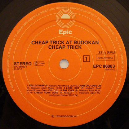 Cheap Trick : Cheap Trick At Budokan (LP, Album, Gat)