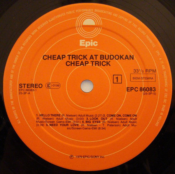 Cheap Trick : Cheap Trick At Budokan (LP, Album, Gat)