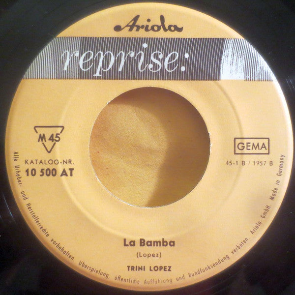 Trini Lopez : A-me-ri-ca / La Bamba (7", Single, Mono)