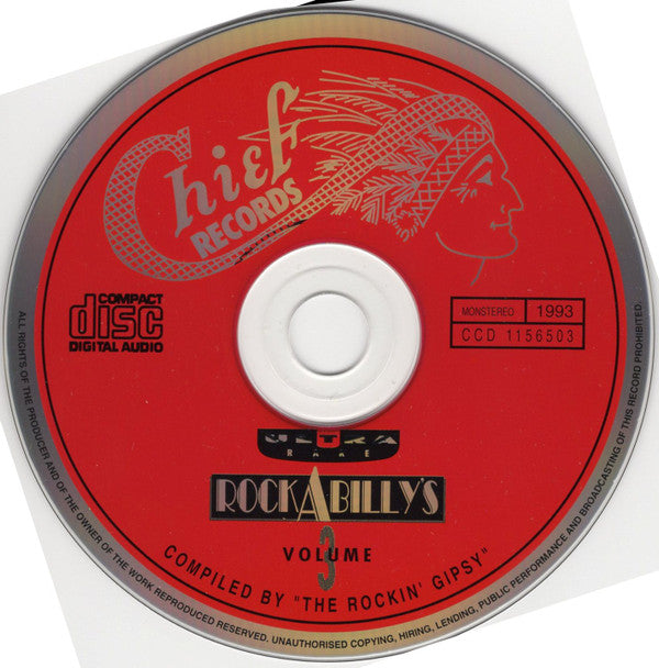 Various : Ultra Rare Rockabilly's, Volume 3 (CD, Comp)