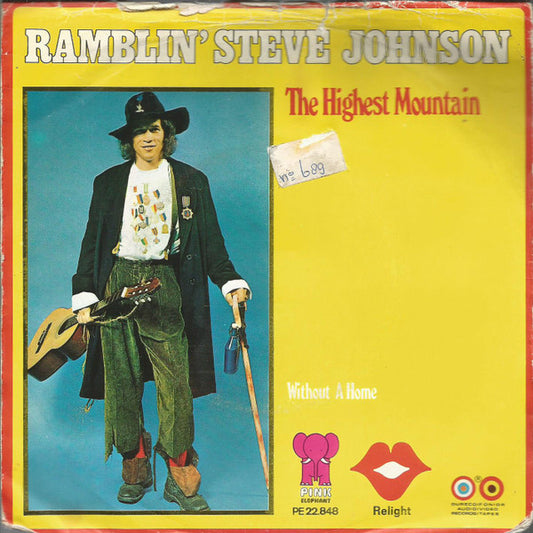 Ramblin' Steve Johnson : The Highest Mountain (7", Single)