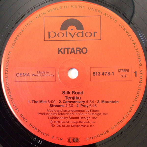 Kitaro : Silk Road - Tenjiku (LP, Album)