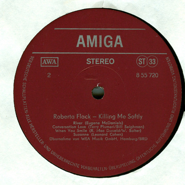 Roberta Flack : Killing Me Softly (LP, Album, RE)