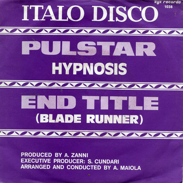 Hipnosis : Pulstar / End Title (Blade Runner) (7", Single)