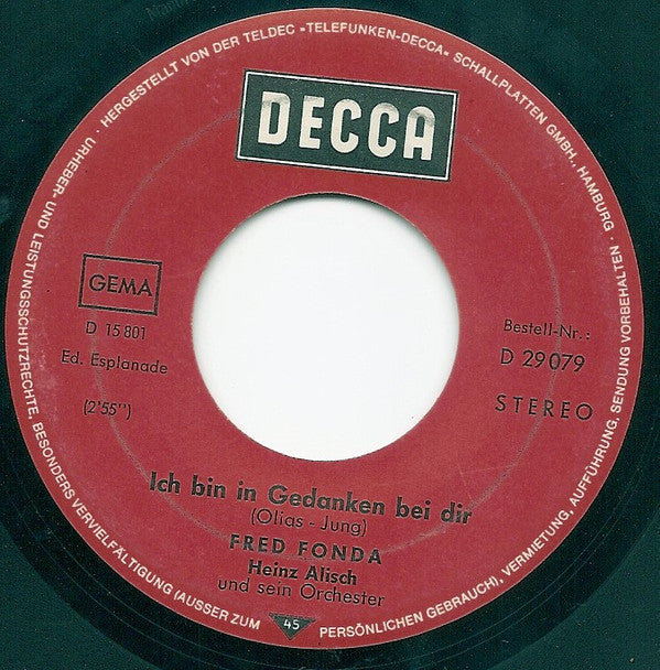 Fred Fonda : Weiße Chrysanthemen (7", Single)