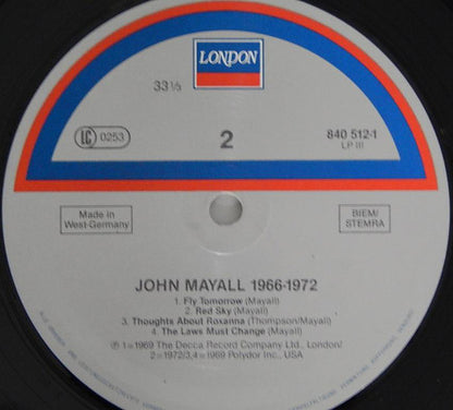 John Mayall : 1966-1972 (3xLP, Comp)