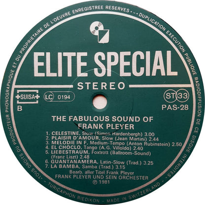 Frank Pleyer Und Sein Orchester* : The Fabulous Sound Of Frank Pleyer (LP, Album)