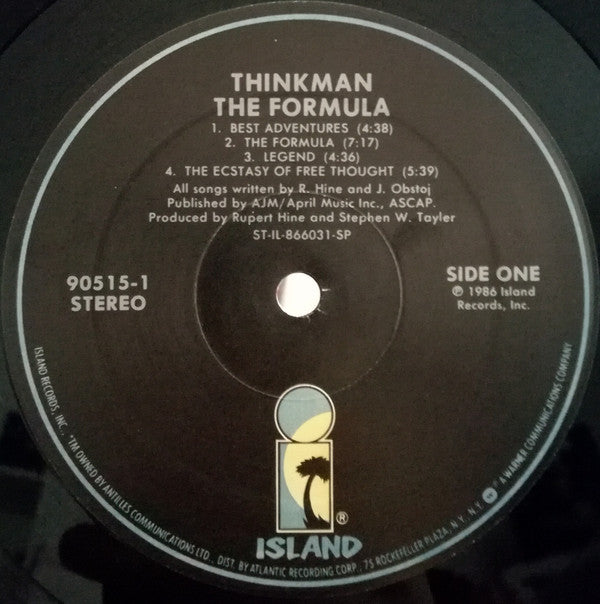 Thinkman : The Formula (LP, Album)