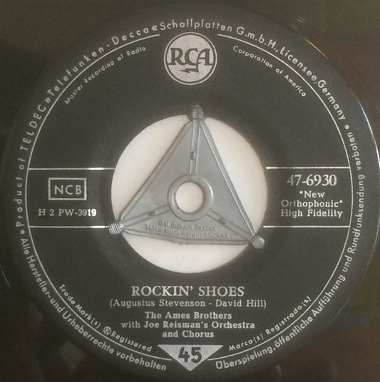 The Ames Brothers With Joe Reisman And His Orchestra And Chorus : Rockin' Shoes / Tammy (7", Single)