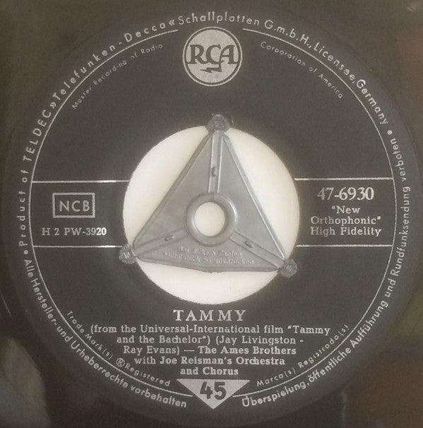 The Ames Brothers With Joe Reisman And His Orchestra And Chorus : Rockin' Shoes / Tammy (7", Single)