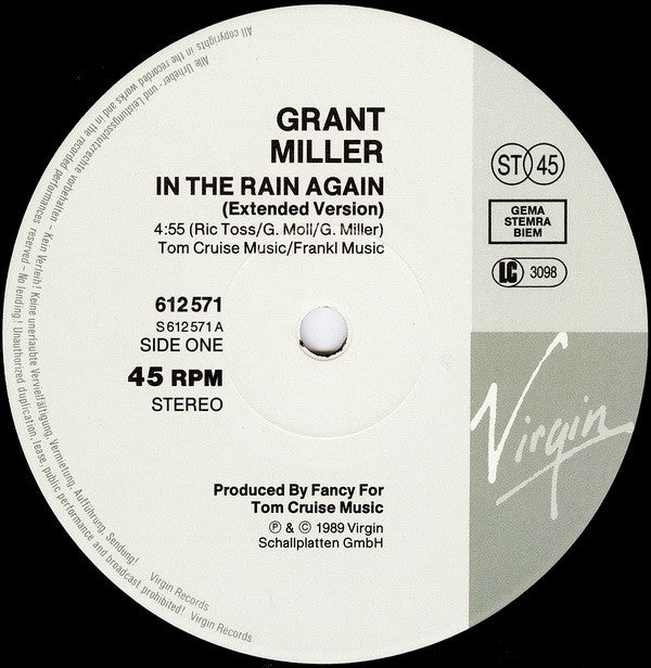 Grant Miller : In The Rain Again (12")