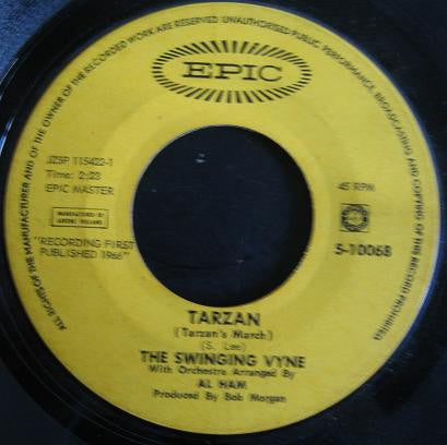 The Swinging Vyne : Tarzan (7", Single)