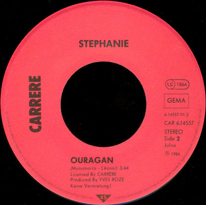 Stephanie (2) : Irresistible (7", Single)