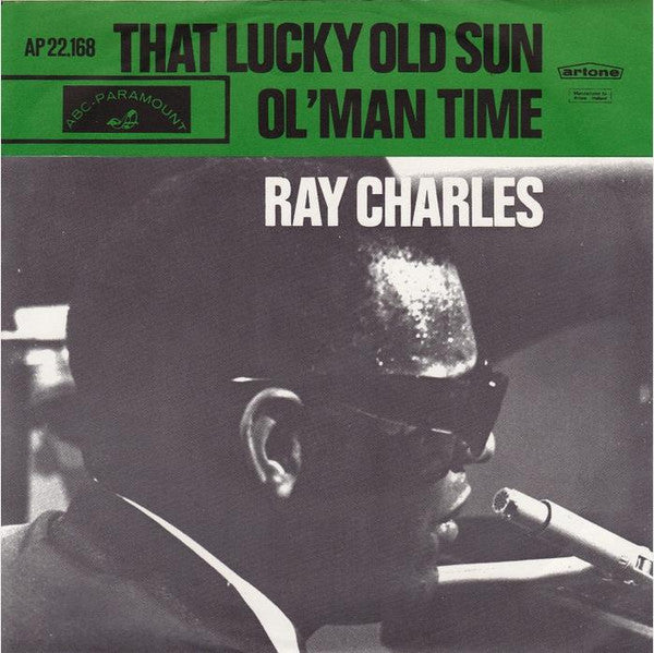 Ray Charles : That Lucky Old Sun / Ol' Man Time (7", Single, gre)