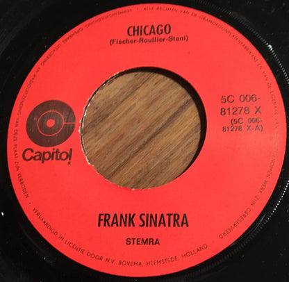 Frank Sinatra : Chicago / A Foggy Day In London Town (7", Single)