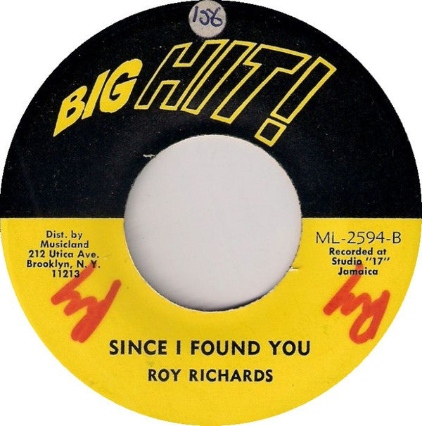 Roy Richards : Come With Me/Since I Found You (7")