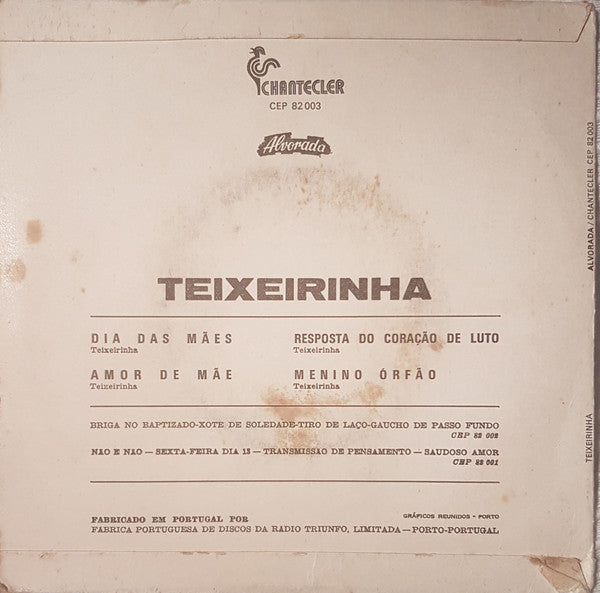 Teixeirinha : Dia Das Mães (7", EP)